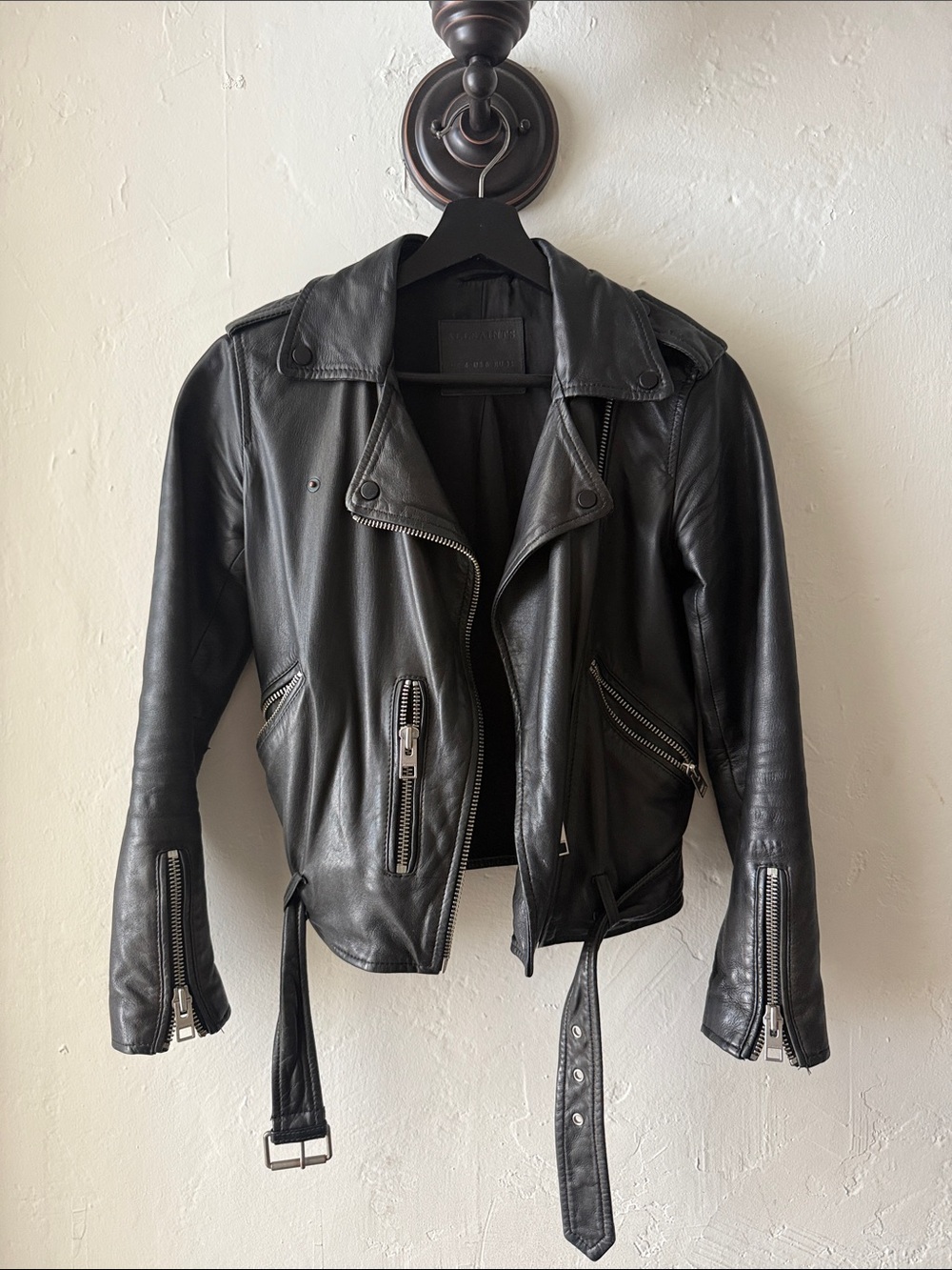 All Saints Leather Biker Jacket - Women
